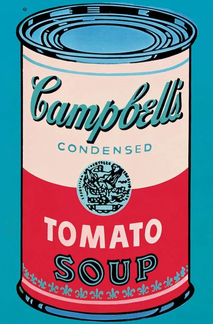 Soup cans. Картина Энди Уорхола банка супа. Энди Уорхол банки с супом Кэмпбелл. Энди Уорхол суп Кэмпбелл картина. Энди Уорхол томатный суп.