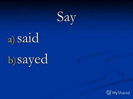 Said b