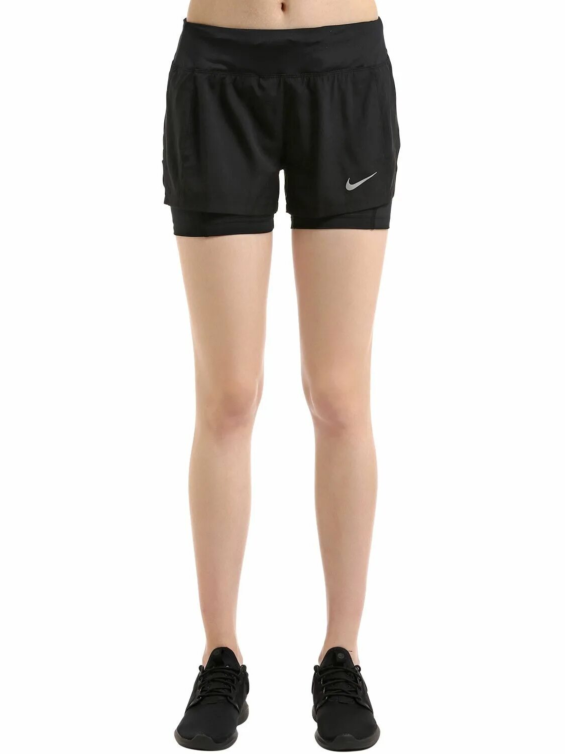 Черные шорты найк. Шорты Nike w NK 10k 2in1. Шорты Nike Flex 2 in 1 женские. Nike Womens 2 in 1. Шорты Nike Dri Fit женские.