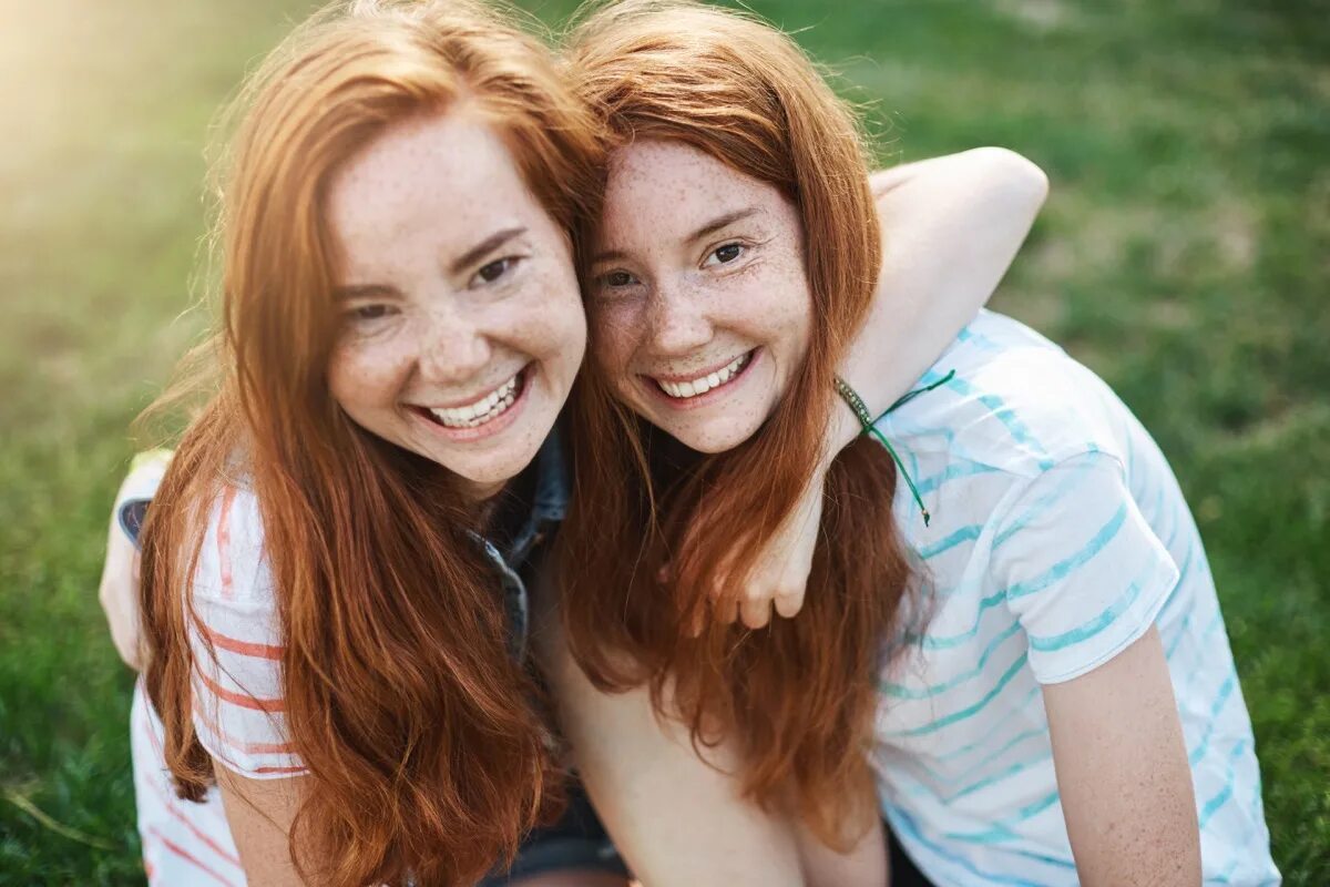 Real twin sisters