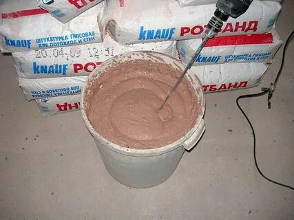Как развести ротбанд для стен