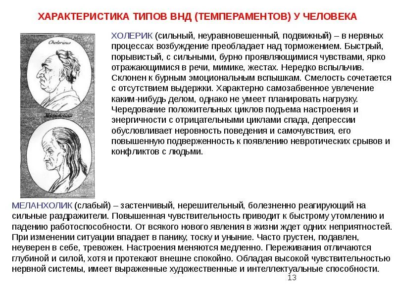 Характеристика типов темперамента в деятельности. Типы внд. сильный неуравновешенный тип высшей нервной деятельности. типы внд и темперамент. характеристика типов высшей нервной системы.