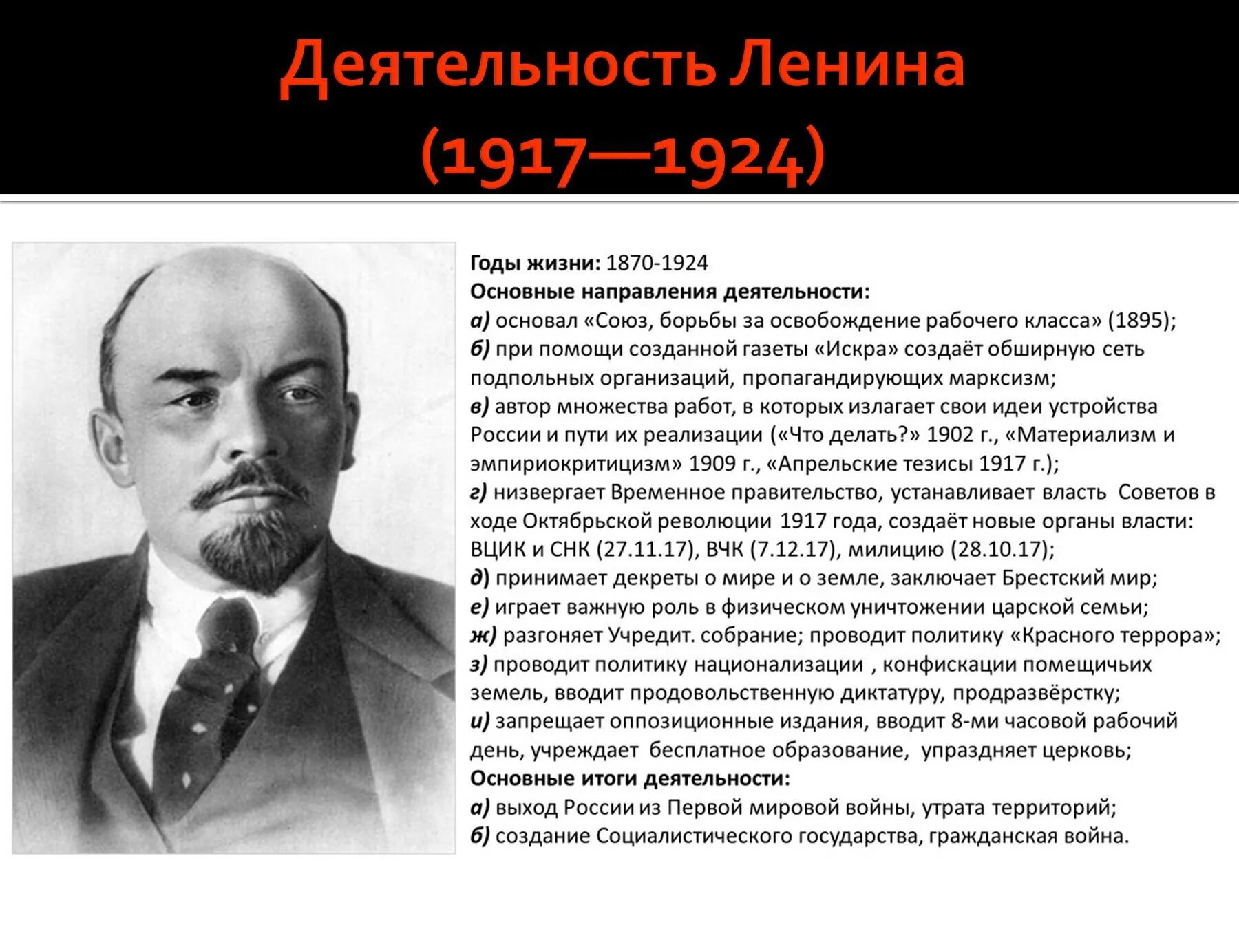 Заслуги ленина. Деятельность Ленина в 1917 году. Исторический портрет Ленина 1917 год.