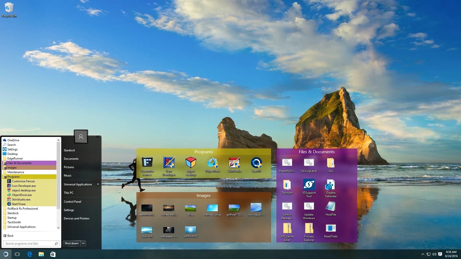 Stardock start. СТАРДОК старт 10. СТАРДОК для виндовс 10. Dock Windows. Док панель для Windows.