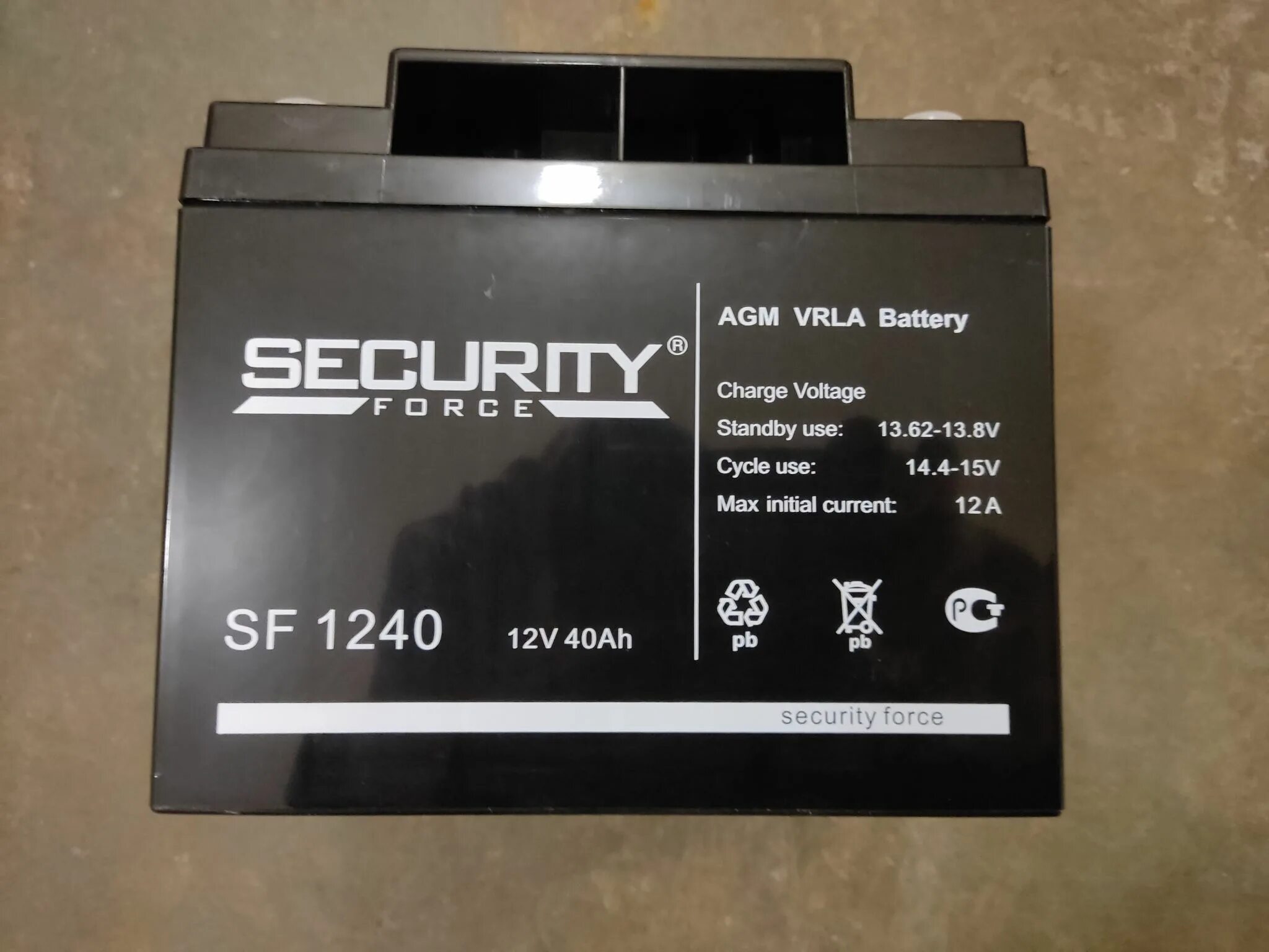 Аккумулятор Security Force SF 1240. Security Force SF 1240 12v AGM (40 Ач). Sf1240 аккумуляторные батареи Security Force 12b 40ач.