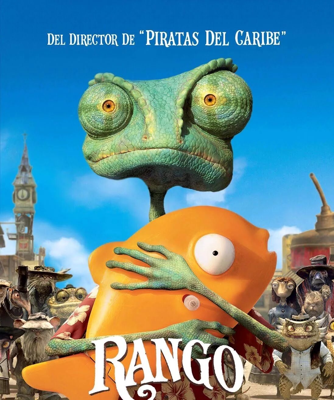 Ранго часы. Rango 2011. ранго 2011 постер. хамелеон ранго.