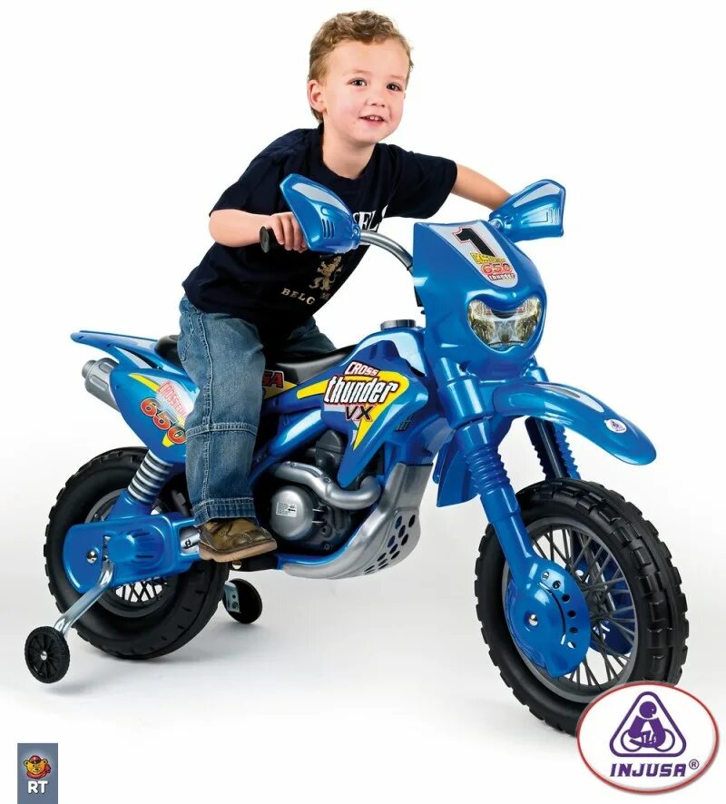 Включи мопед. Injusa мотоцикл. Injusa Moto Cross. Injusa электромобиль. Детский электромотоцикл super Moto v6.