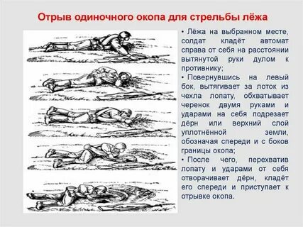 Выбор места для окопа