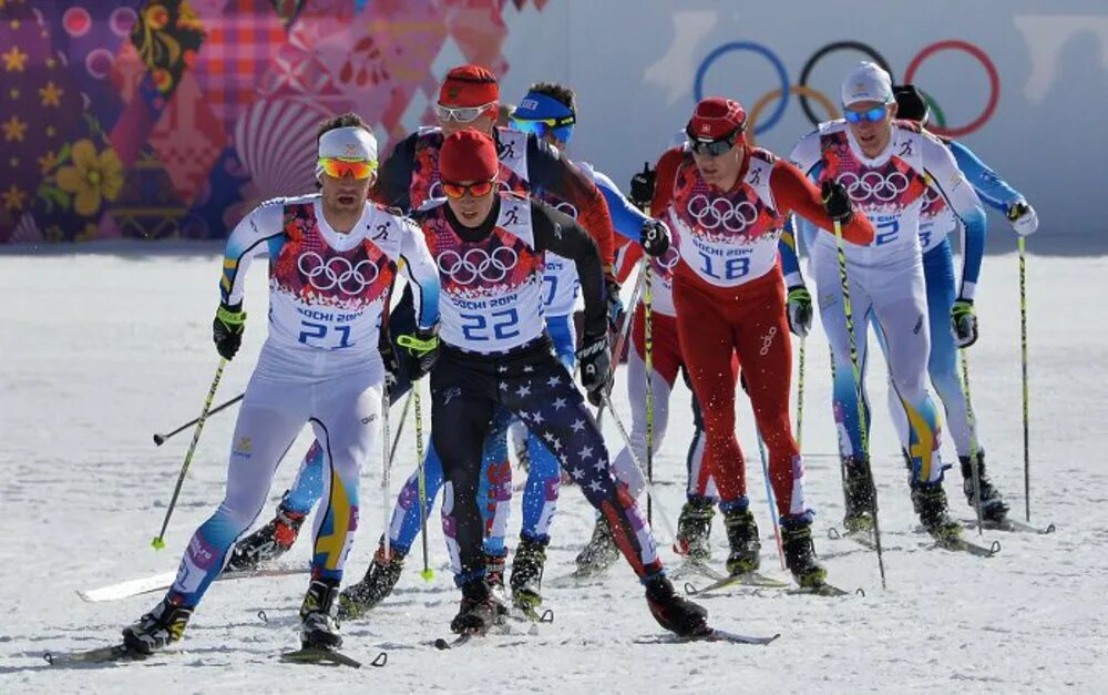Лыжный спорт в олимпийском движении. Легков Вылегжанин Черноусов.