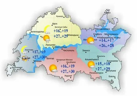 Прогноз погоды лениногорск на неделю