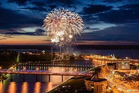 Салют на день города чебоксары