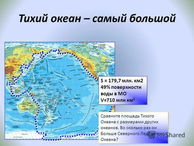 Составляющие тихого океана. Площадь Тихого океана. Моря Тихого океана на карте. Тихий океан на карте. Размер Тихого океана.