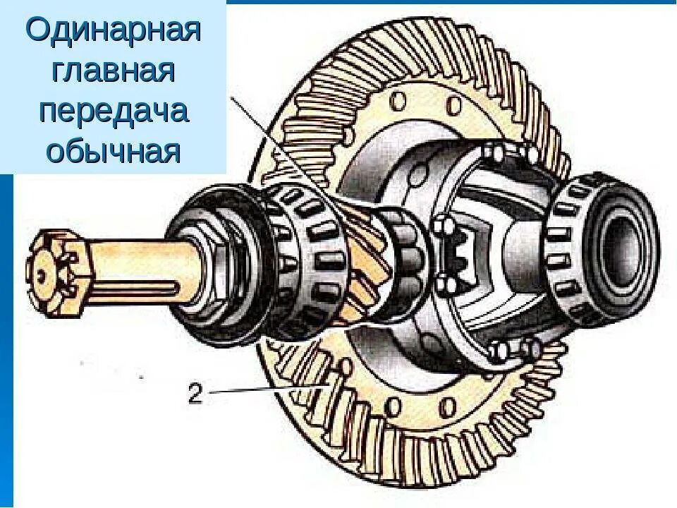 Одинарная гипоидная Главная передача состоит. Устройство одинарной гипоидной главной передачи автомобиля. Главная передача автомобиля одинарная и двойная. Главная передача и дифференциал ЗИЛ 130.