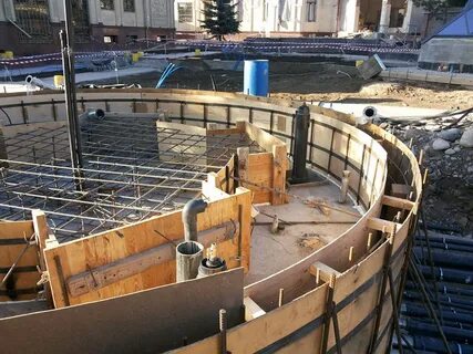 Постройка фонтана