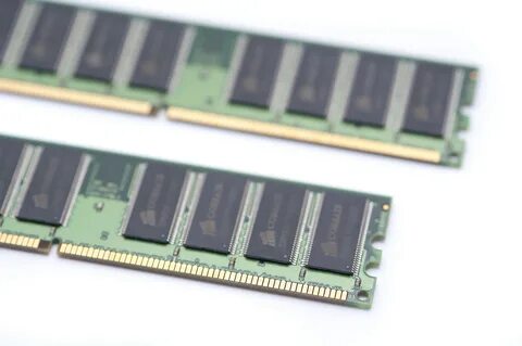 download stock photo Pair of RAM Computer Memory Storage Modules on White B...