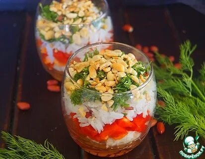 Салат с арахисом