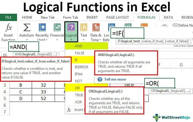 Logical functions. Excel logical. ˄ logic function. logical tests.