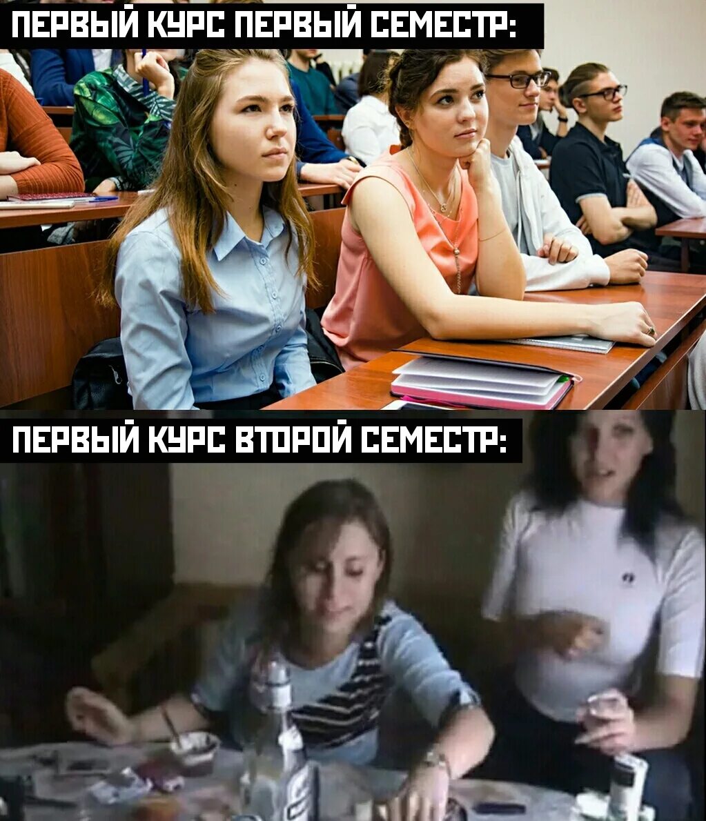 Первого и второго курсов