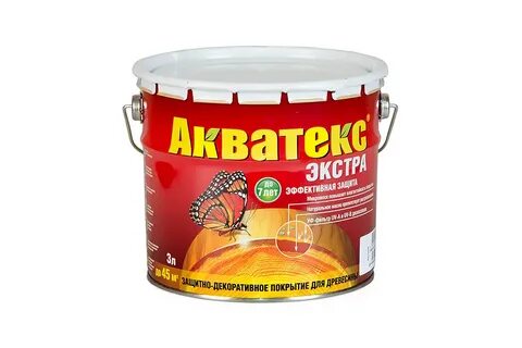Защитное покрытие древесины акватекс