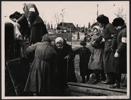 Жители блокадного ленинграда