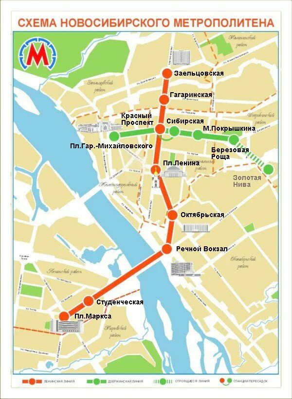 Станции метро Новосибирск карта. Метро Новосибирск схема. Схема Новосибирского метро на карте. Схема путей Новосибирского метрополитена.