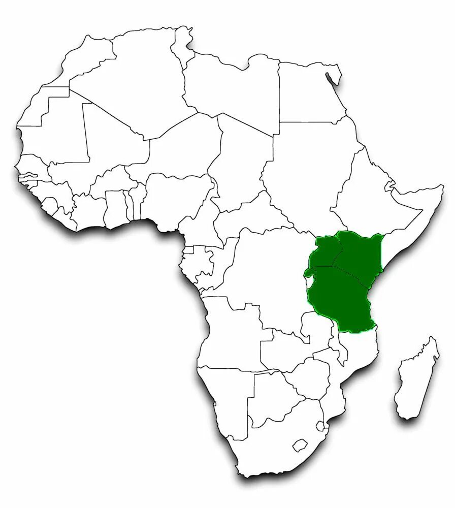 Восточная Африка. Юго Восток Африки. Юго Восточная Африка на карте. Британская Восточная Африка.