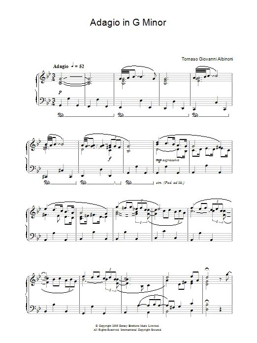 Adagio in d minor