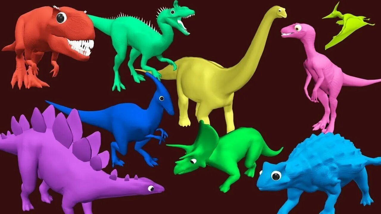Play динозавры. Разноцветные динозавры. Цвет динозавров. Какого цвета динозавры. Динозаврики расцветки.