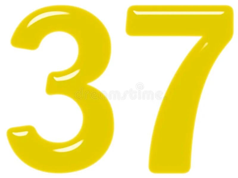 Тридцать семь. Цифра 37 картинка. цифра 37 на белом фоне. цифра 3 желтая на прозрачном фоне. тридцать семь 37.