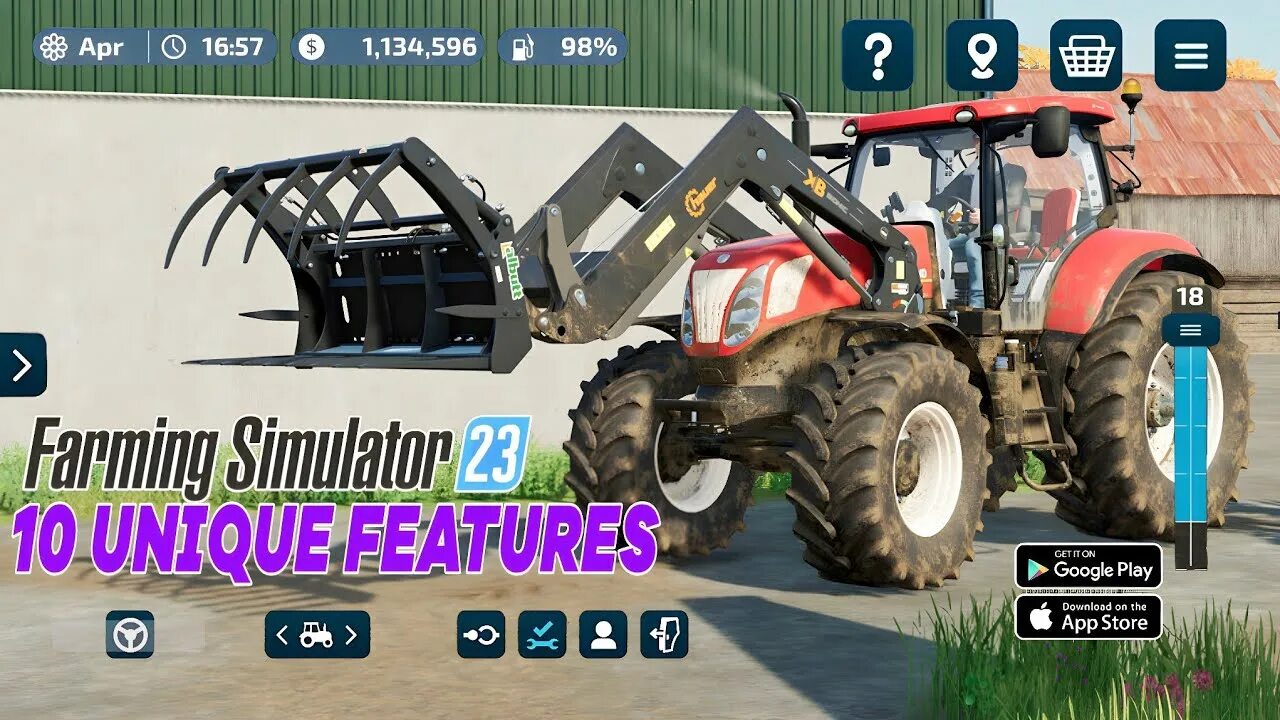 Farming Simulator 23. Новый FS 23. Ферма 23 мобайл. FS 23 на андроид.