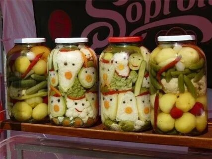 Овощи в банке заготовки