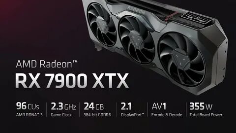 AMD представила игровые видеокарты Radeon RX 7900 XTX и RX 7900 XT.