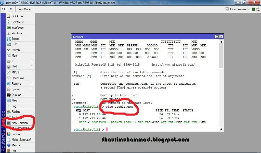 Mikrotik ping