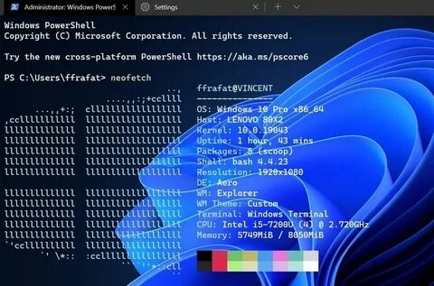 Терминал windows 10