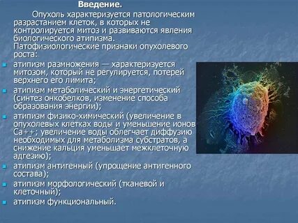 Опухоль характеризуется