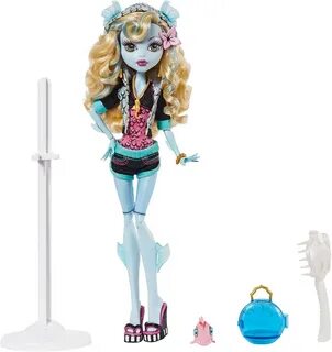 Кукла MONSTER HIGH Reproduction - Лагуна Блю базовая с питомцем.