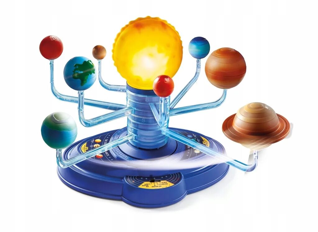 Модель "Солнечная система" (Планетная система; механическая). Набор светящихся планет "Солнечная система". Модель солнечной системы игрушка. Планеты игрушки для детей.