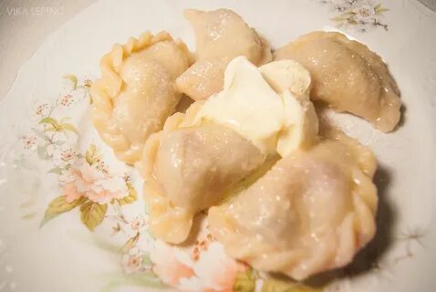 Рецепт вареников с малиной