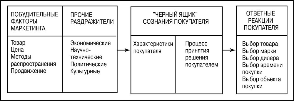 Модель черного ящика покупательского поведения. Модель потребительского поведения Котлер. Модель покупательского поведения ф. Котлера. Модель черного ящика Котлер. Маркетинговое поведение потребителей