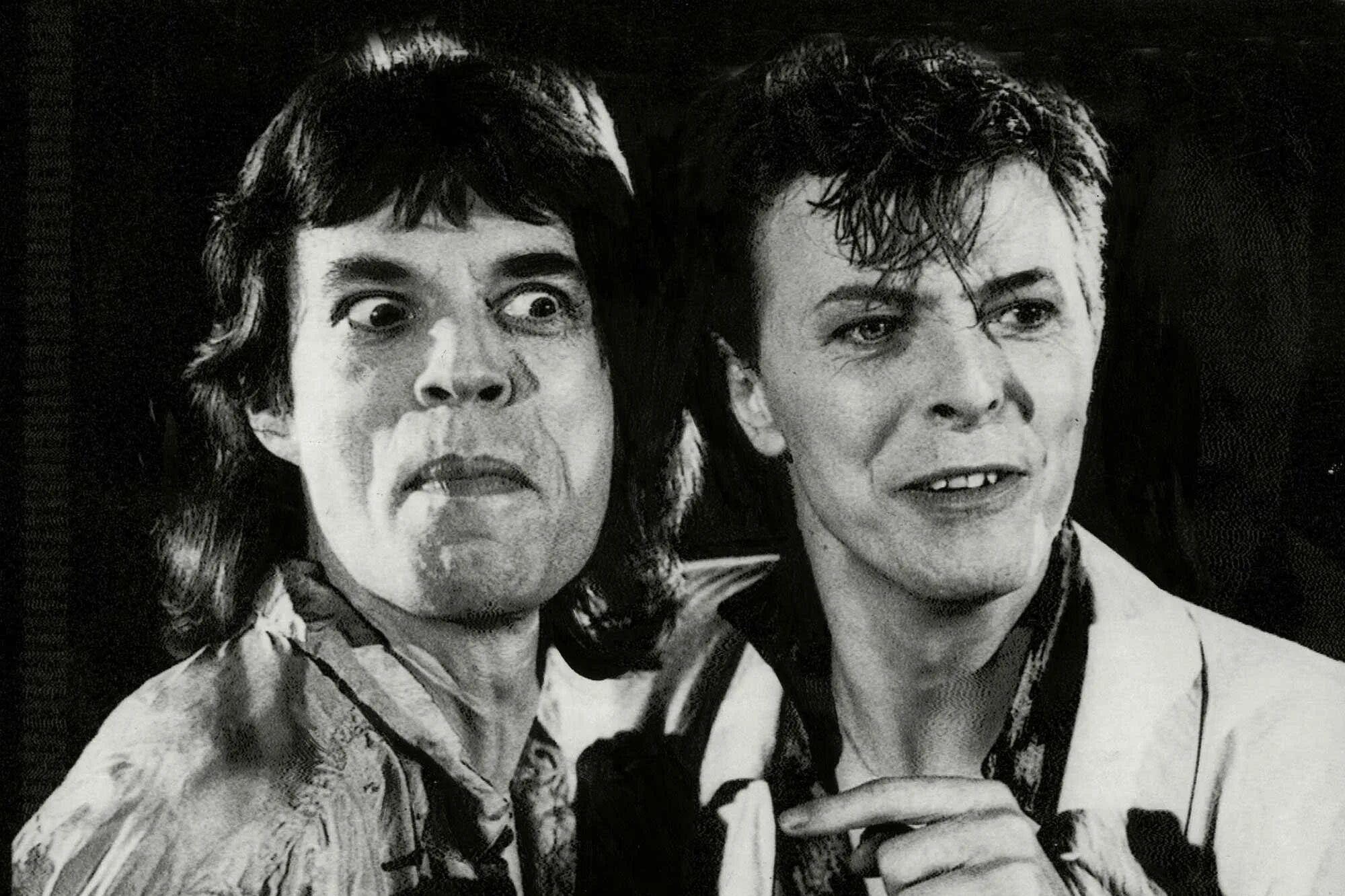 Мик джаггер и дэвид боуи. David bowie and mick jagger. игги поп и мик джаггер.