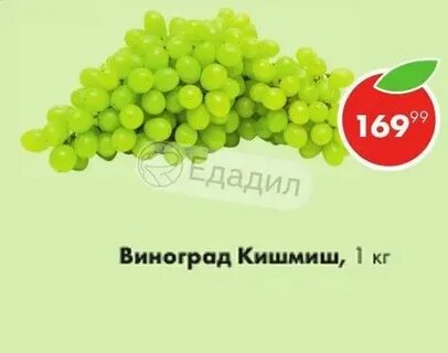 Калорийность кишмиша зеленого