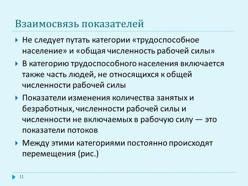 Ограниченность численности трудоспособного населения. Взаимосвязь показателей. общая численность рабочей силы. категории трудоспособного населения. показатели взаимоотношений.
