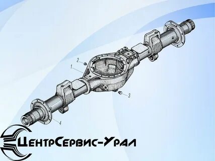 Задний мост урал 4320