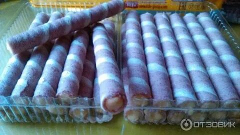 Трубочки сгущенного молока