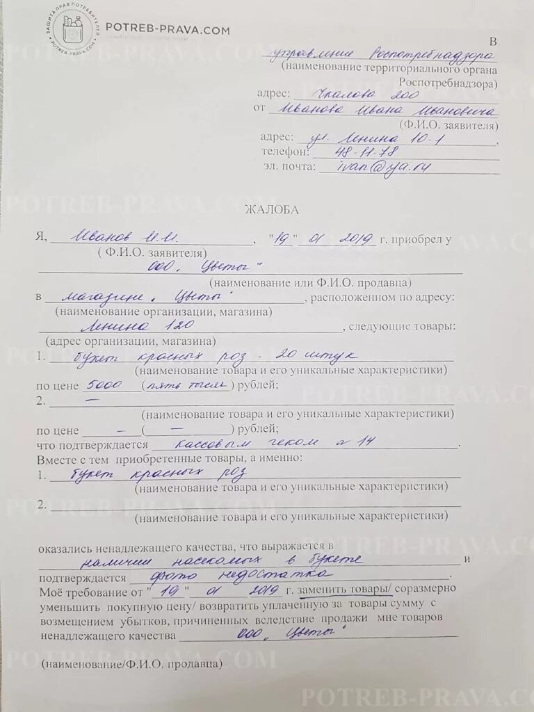 Как подать на магазин в роспотребнадзор. Как подать на магазин в роспотребнадзор