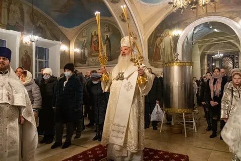 19 января служба в церкви