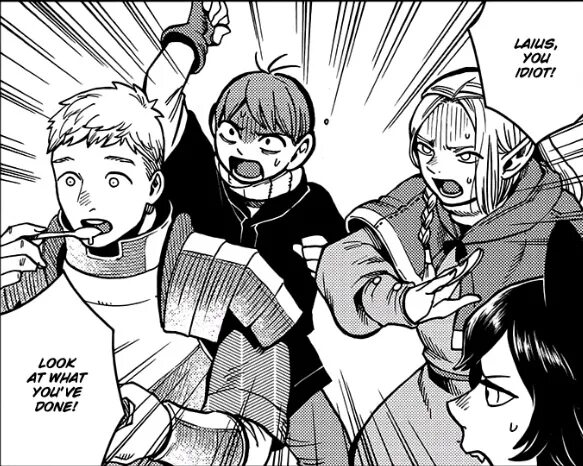 Dungeon Meshi Laios. Marcille Dungeon Meshi. Dungeon Meshi Chilchack.