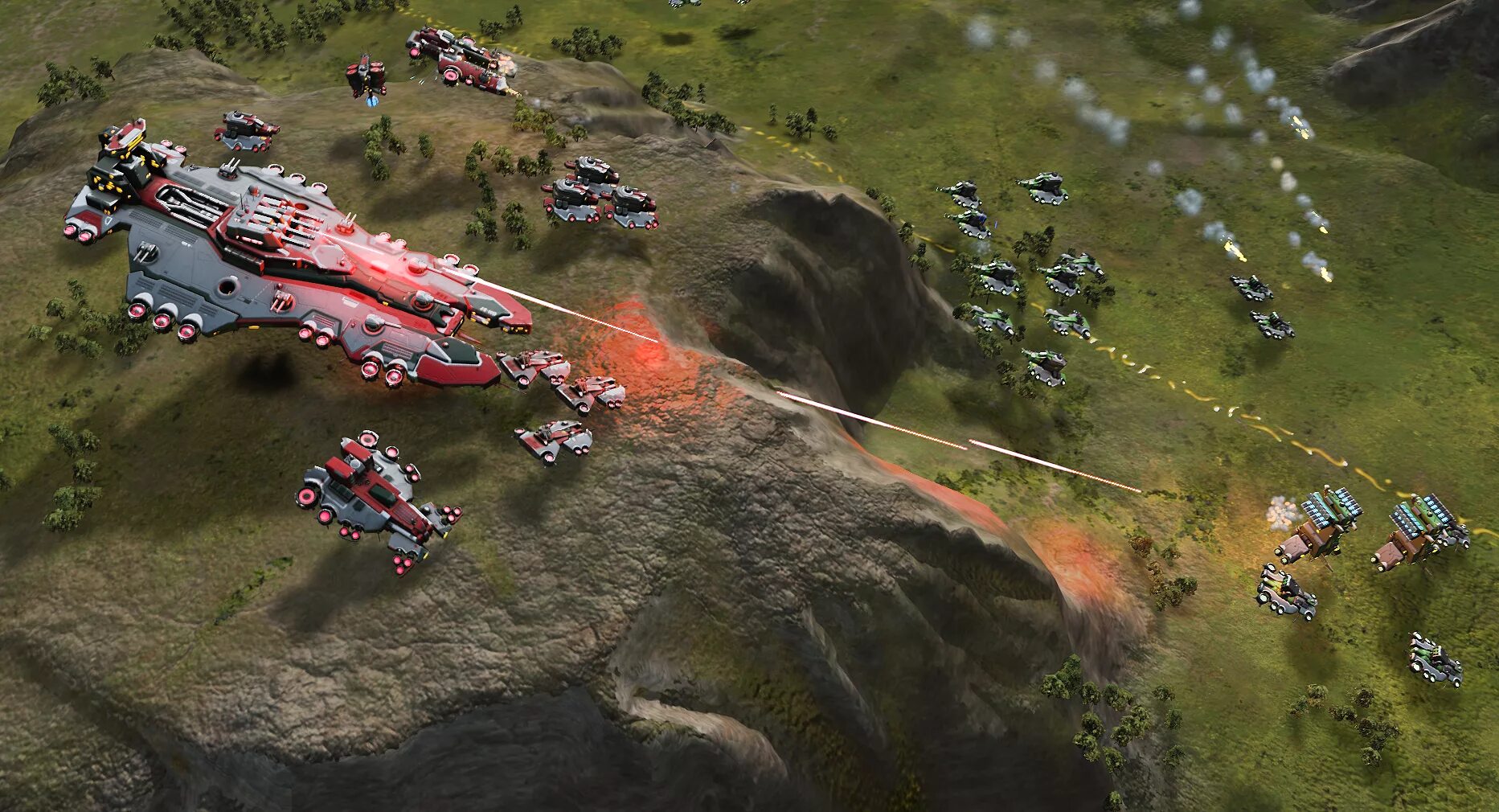 Много игр стратегий. Стратегия Ashes of the Singularity. RTS игр (real-time Strategy). Ashes-of-the-Singularity-1. Реал тайм стратегии.