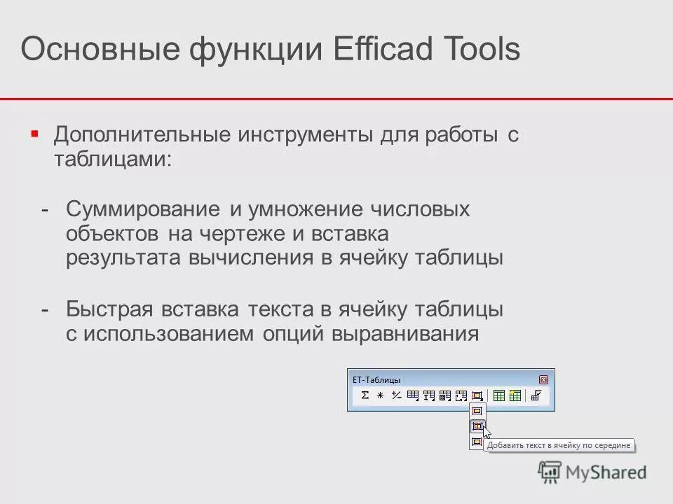 Additional tools. Additional tools