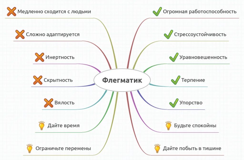 Легко схожусь с людьми. Флегматик плюсы и минусы темперамента. Качества человека сангвиник. Типы темперамента схема. Качества человека схема.